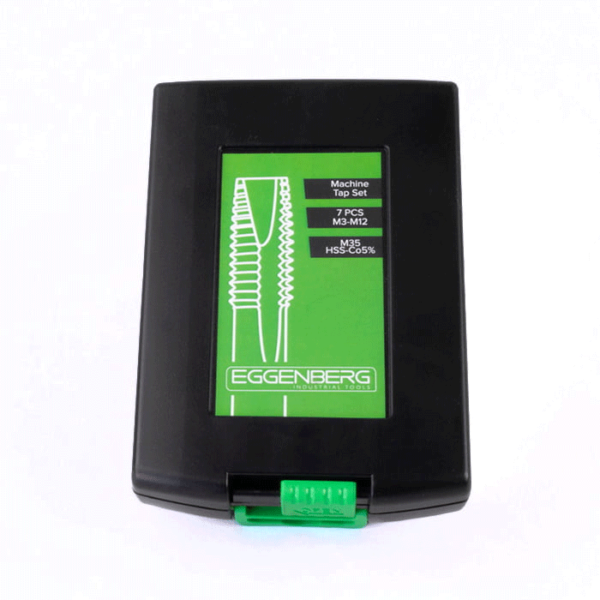 7-częściowy zestaw gwintowników Eggenberg HSS Co5% M35 – M3-12