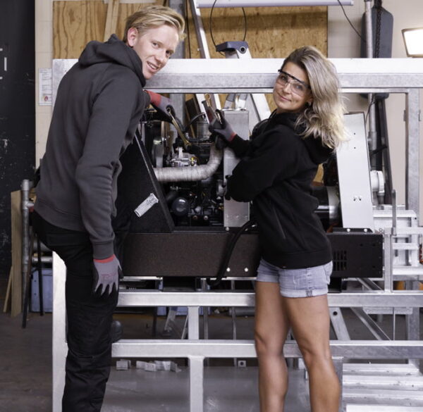 Sjeffers Spodnie robocze Advance Czarne