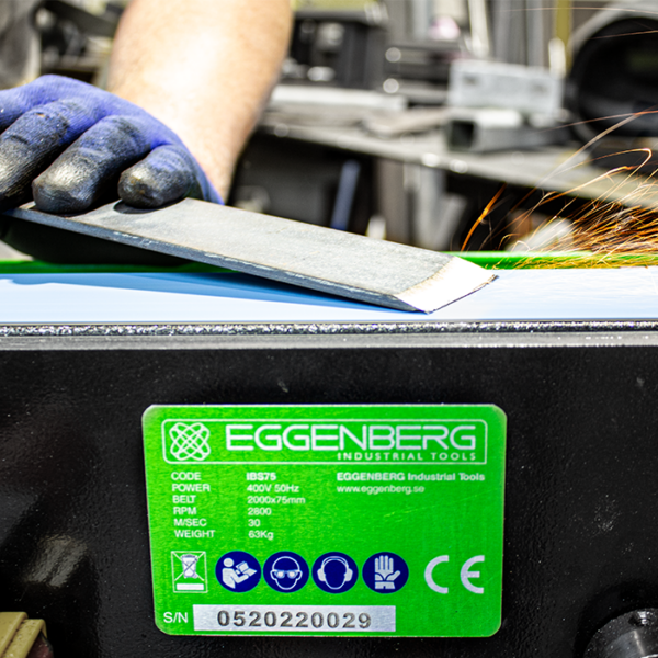 Eggenberg IBS75 szlifierka taśmowa - 75x2000mm - 3000W - 400V