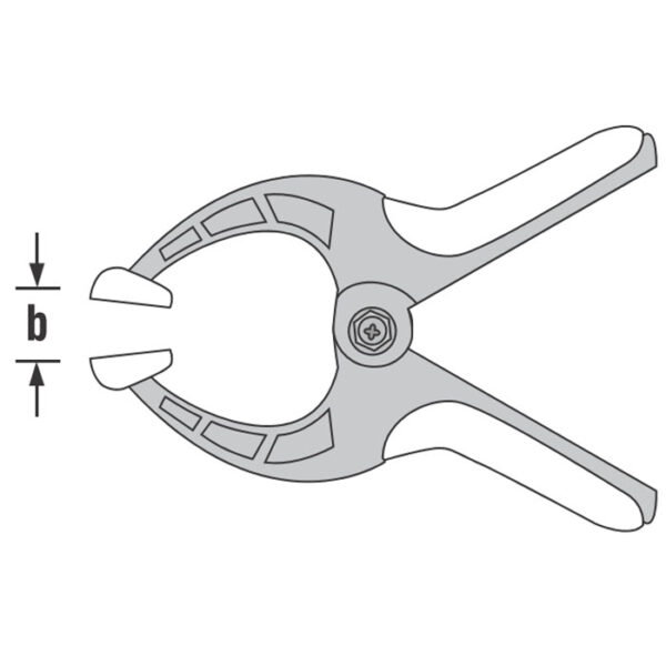 Urko 22-P Ręczny zacisk sprężynowy