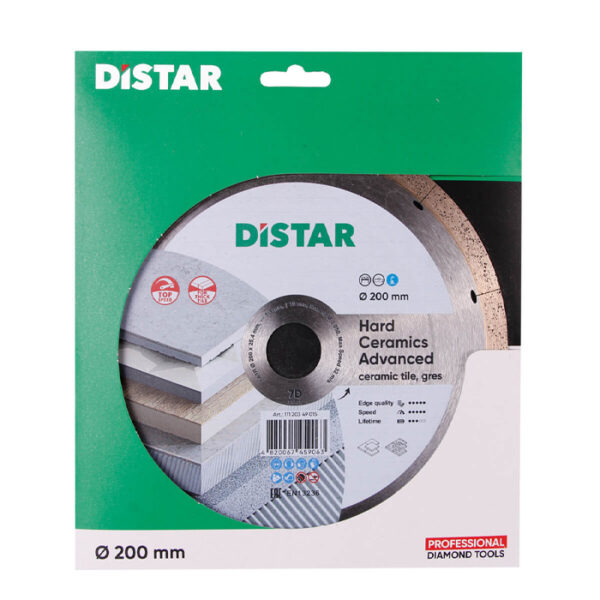 DiStar 1A1R C3 Tarcza diamentowa twarda - 200×1,4x10x25,4 - ceramiczna