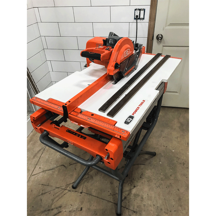 iQ Power Tools iQTS244CE Bezpyłowa pilarka do glazury 254mm + 2 Tarcze diamentowe GRATIS
