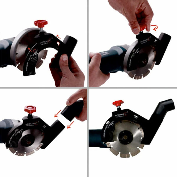 DiStar Airduster Osłona przeciwpyłowa do szlifierki kątowej - 125/230 mm