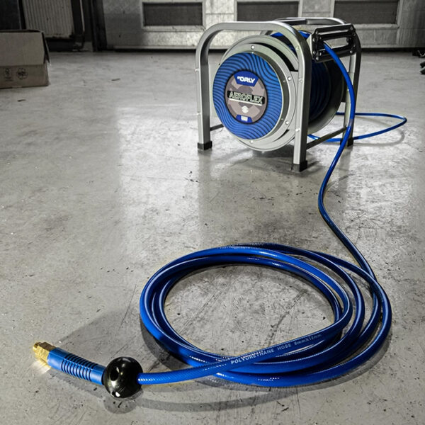 D'Orly AEROFLEX Samozwijający się - sprężynowy bęben na wąż pneumatyczny 12 bar - wąż pneumatyczny z bębnem