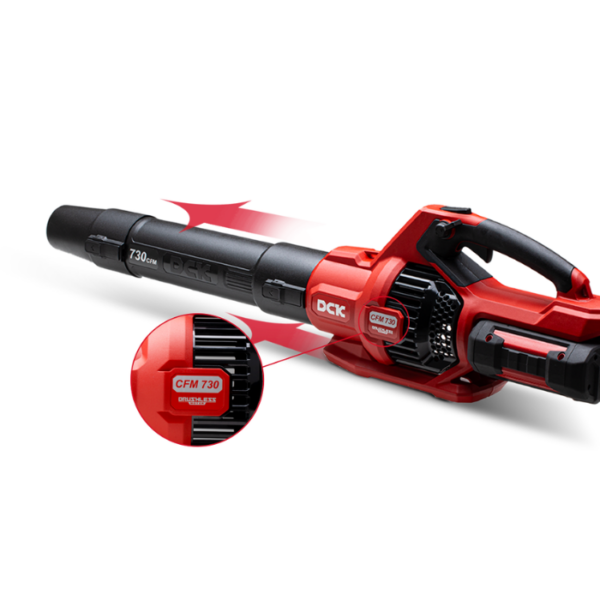 DCK Tools dmuchawa do liści akumulatorowa 58 V 730 CFM z 1 akumulatorem 5,0 Ah KDLB58201FDK