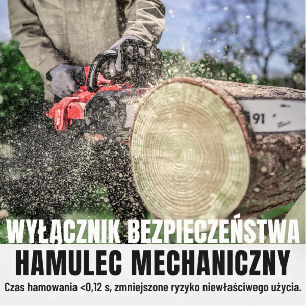 DCK Tools Akumulatorowa piła łańcuchowa 58V 45 cm z akumulatorem 1 x 5.0Ah - KDCS58181FDK