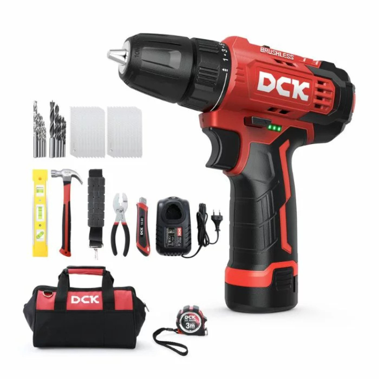 DCK Tools Akumulatorowa Wiertarko-Wkrętarka KDJZ23-10 10mm 35Nm – 1×2.0Ah