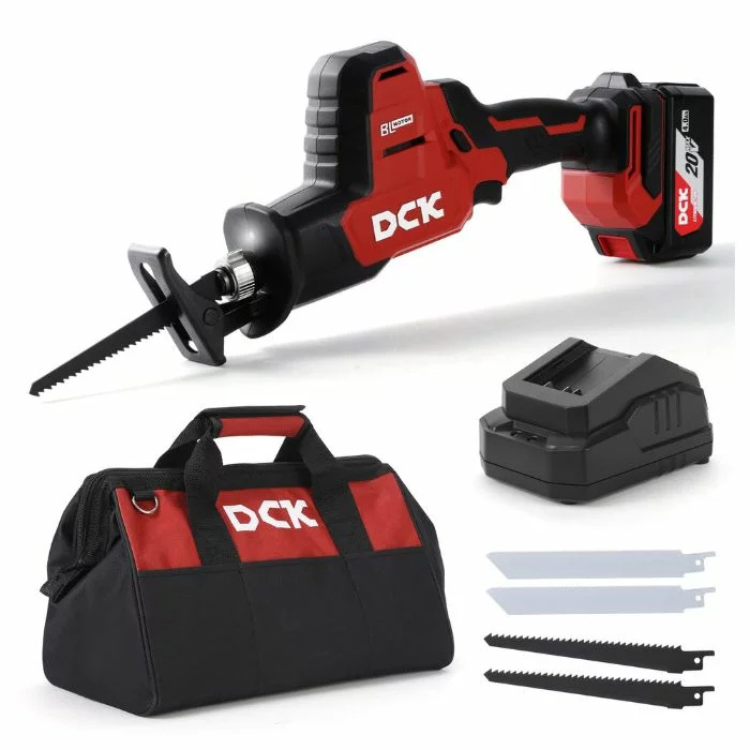 DCK Tools Akumulatorowa piła szablasta KDJF22 20 V 22 mm 3000 SPM – 1 x 4,0 Ah