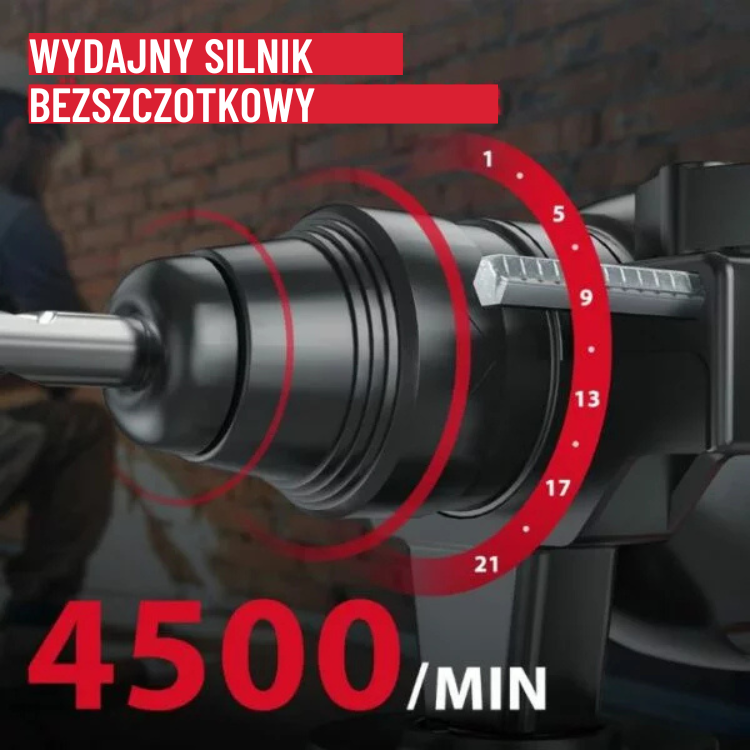 DCK Tools Młotowiertarka udarowa akumulatorowa SDS-Plus 20V 24 mm 2,7 J – 1 x 4,0 Ah KDZC04-24 (6)