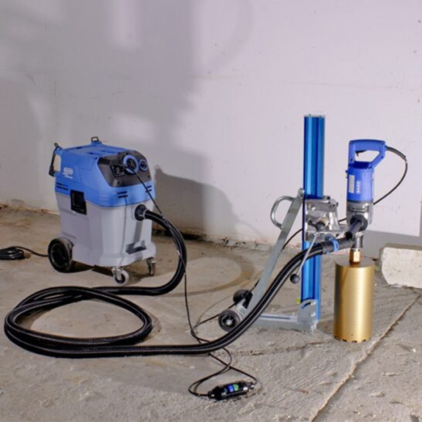 ZESTAW Wiertarka diamentowa Baier BDB 825 1800W + odkurzacz budowlany AVC38-HEPA.Wiertarka diamentowa