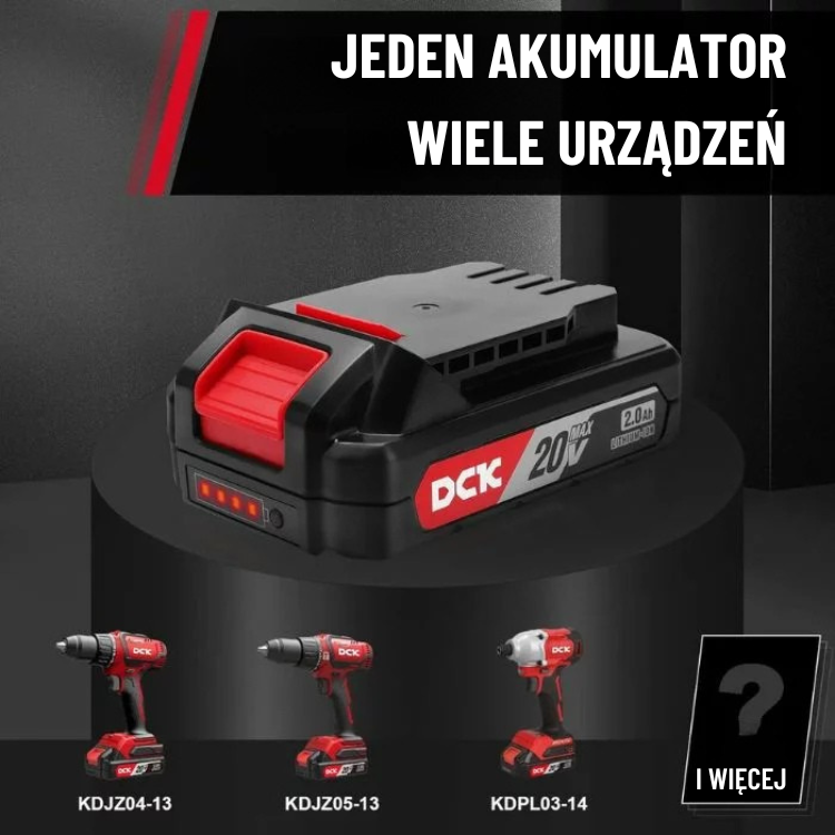 DCK Tools Akumulator FFBL2020 20V MAX 2.0Ah
