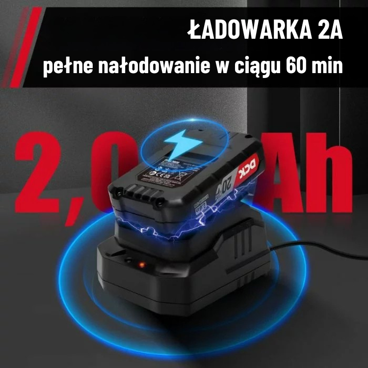 DCK Tools Akumulator FFBL2020 20V MAX 2.0Ah (3)