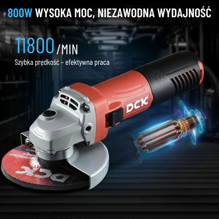 DCK Tools Szlifierka kątowa KSM09-125S 125 mm 800 W – EA-01 (4)