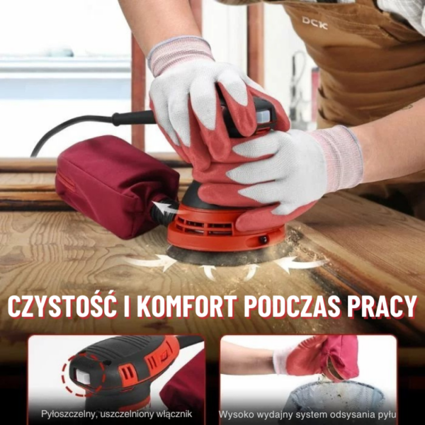 DCK szlifierka mimośrodowa KSA125 125mm 300W 230V