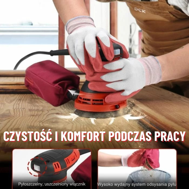DCK Tools Szlifierka mimośrodowa KSA125 125mm 300W 230V