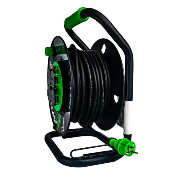 D'Orly 3×1.5mm² Neoprenowy Przedłużacz Bębnowy 230V IP44 - 25M40M - H07RN-F